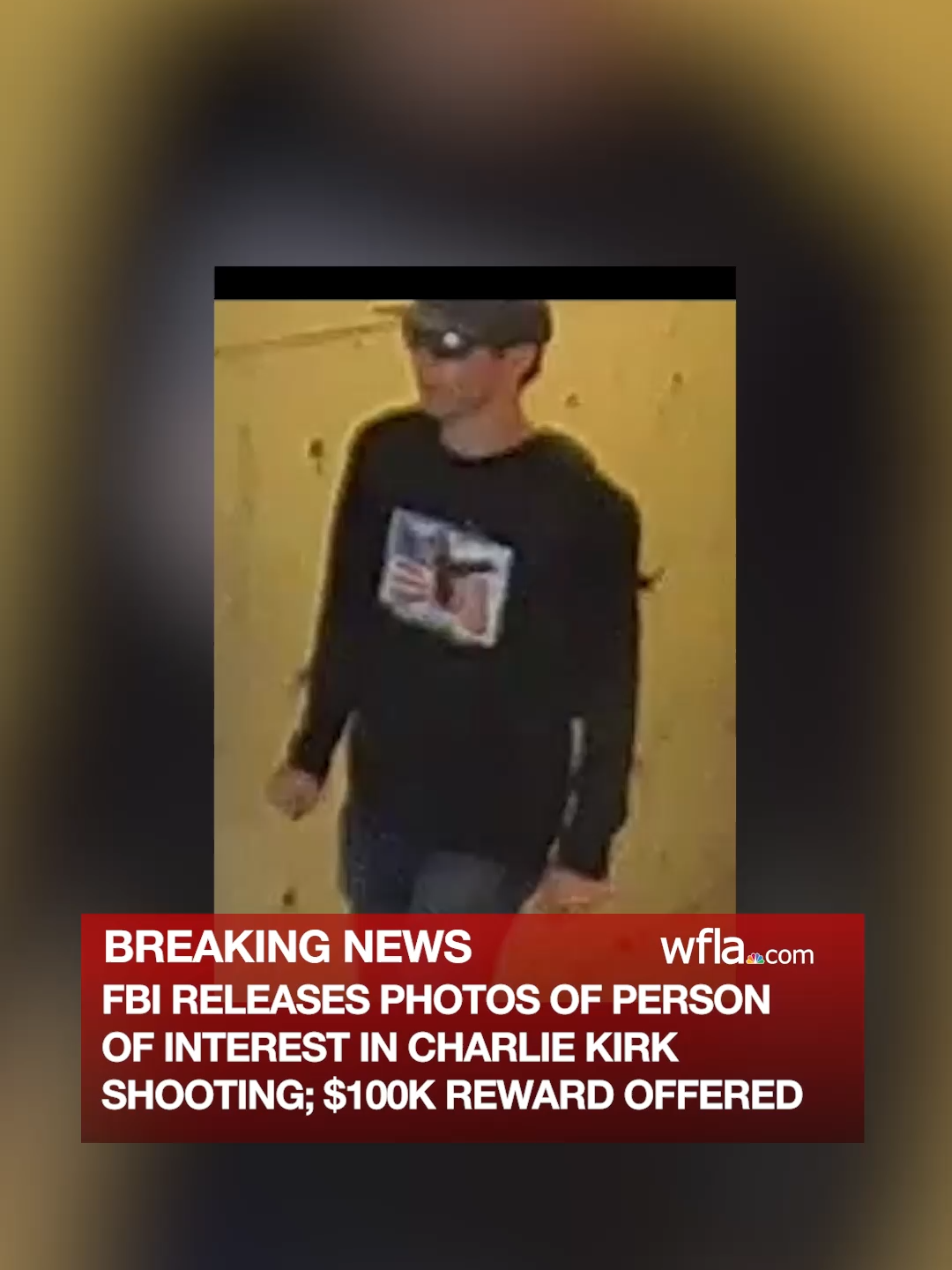 CHARLIE KIRK MANHUNT CONTINUES: The FBI has released photos of a person of interest in the death of Charlie Kirk. A $100,000 reward is being offered for information on any potential suspects.  #charliekirk #shooting #utahvalleyuniversity #fbi #crime