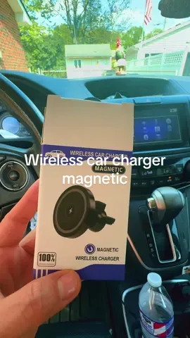 #wirelesscarcharger wireless car charger magnetic is for any iPhone or any phone that has a magnetic that will hold order yours today