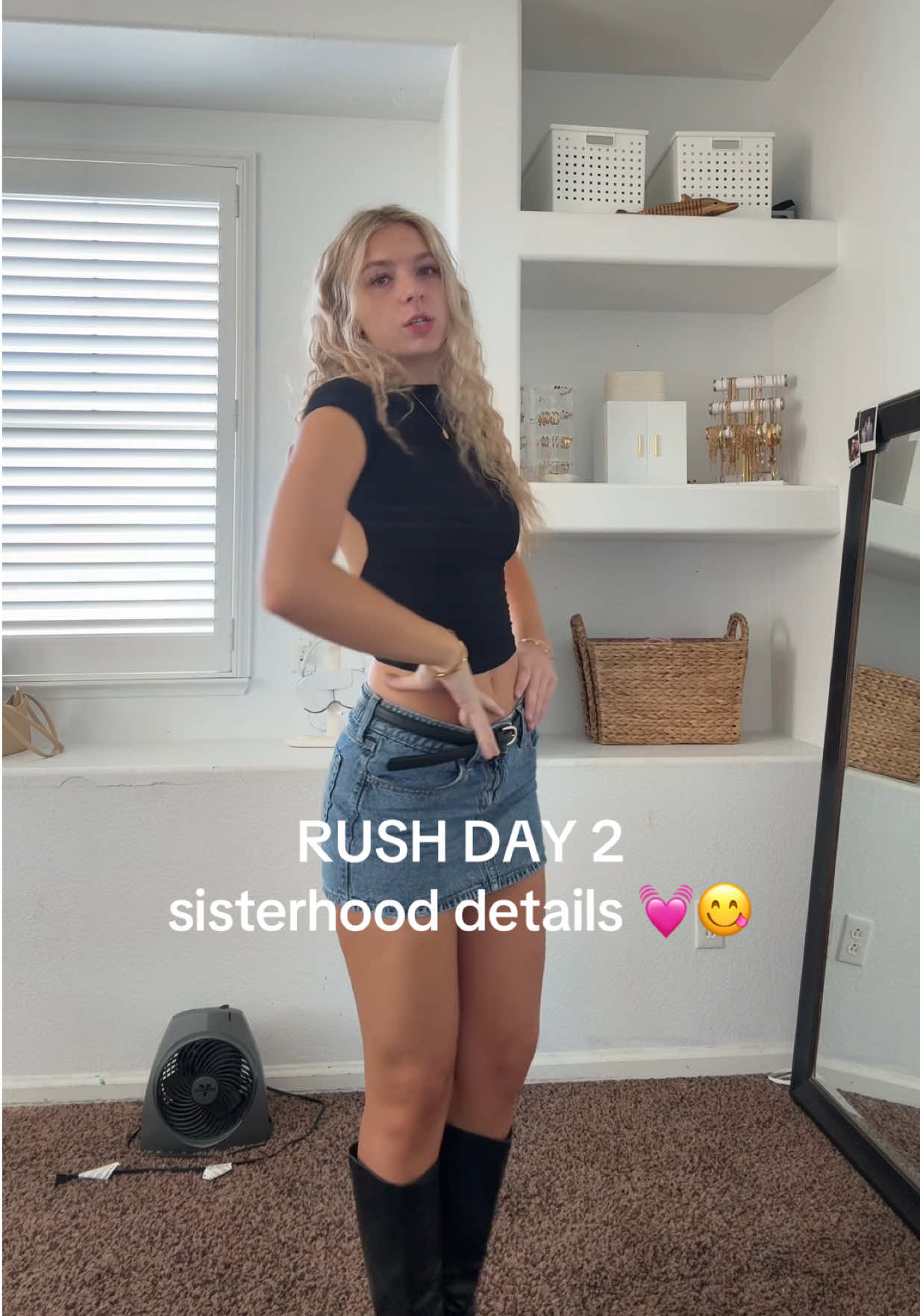 so ummm I ended up stopping rushing but enjoy this draft! #sisterhood #OOTD #outfit #outfitinspo #rushtok 