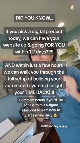 Stop doubting yourself. You can have your entire business setup this wk and start getting paid with done-for-you digital products... I can show you the exact steps I took. Comment below! #digitalmarketingtips #busymom #onlinebusiness #extraincome #sidehustle #howtomakemoneyonline 