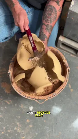 a glitch in the clay matrix 