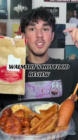 trying everything from walmart’s hot food! all of this was only $11! sooo cheap! @Walmart  #walmart #mukbang #foodreview #Foodie #foodtiktok 