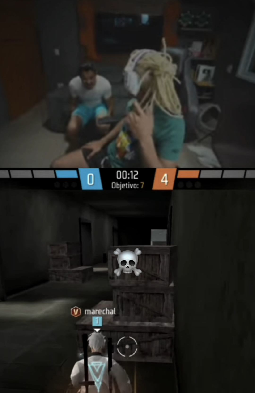 Marechal impressionou o Elgato com a jogabilidade dele 💀🔥 #marechal #elgato #freefire #ff 