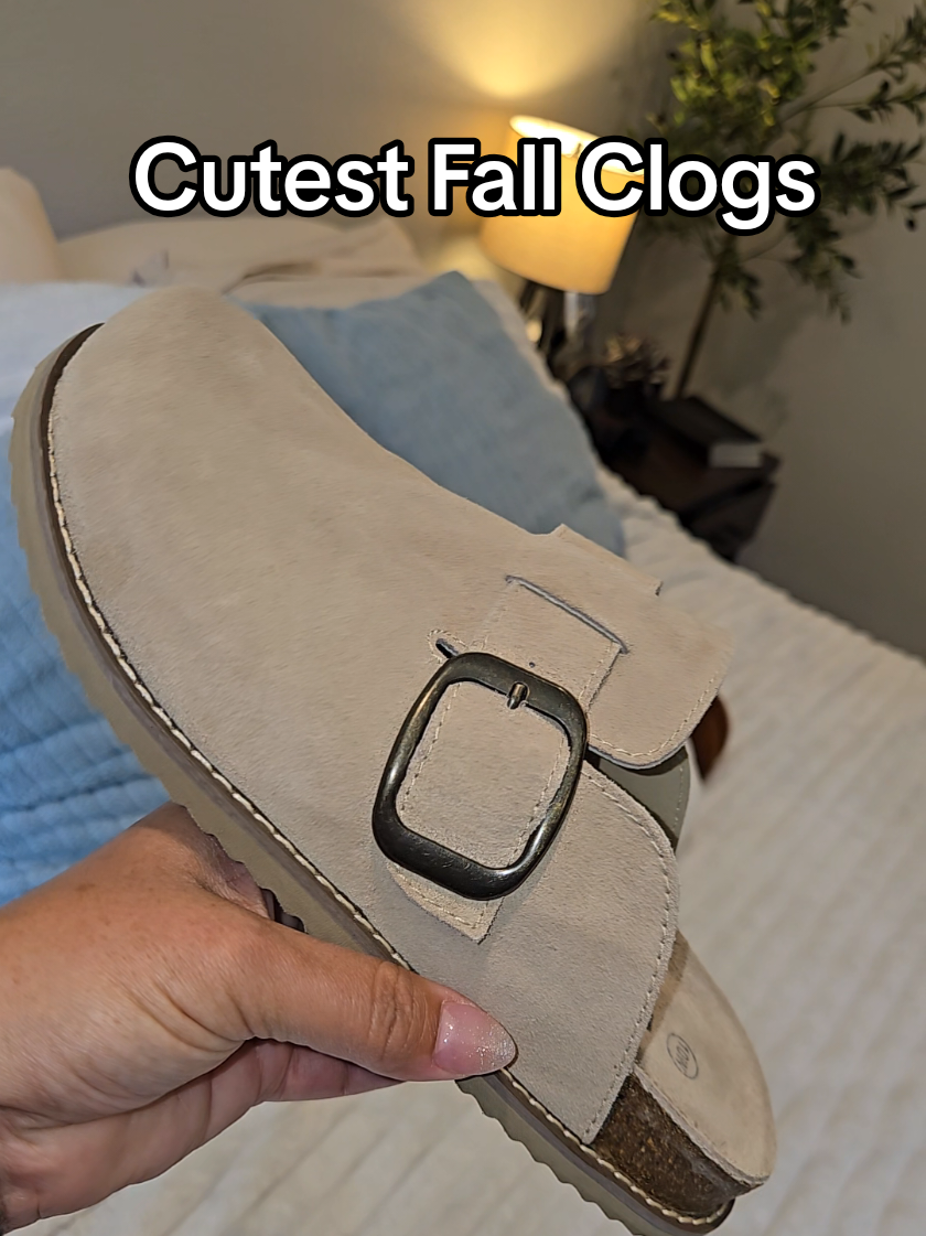 🍁✨️YOUR NEW FALL CLOGS HAVE ARRIVED!! These are in the Color Biscuit. @Cushionaire #clogs #clogshoes #fallstyle #fallfashion #ttsfashionfam 