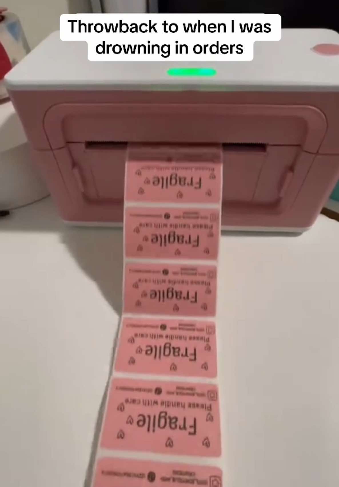 Can’t wait to get back to this grind!!! #SmallBusinessThrowback #ShippingOrders #ThermalPrinter #blessed #BusinessThrowback #EntrepreneurLife #onthisday #BusinessStickers 