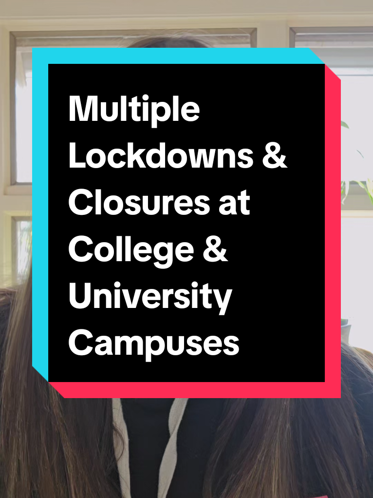 Multiple Lockdowns & Closures at College & University Campuses #news #college #scary #lockdown #fypage 