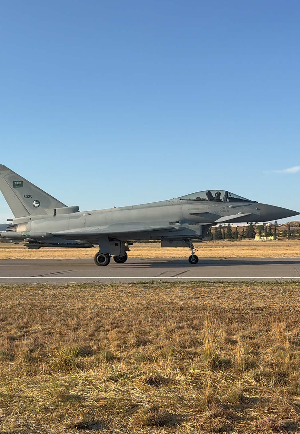 Royal Saudi Arabia 🇸🇦 Air Force Eurofighter Typhoon 2025 Athens Flying Week at Tanagra Air Base in Greece! #athensflyingweek #eurofightertyphoon #athensgreece #royalsaudiairforce #greece 