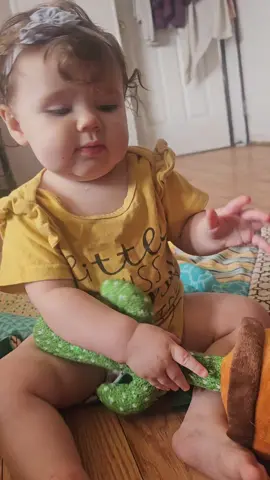 She loves the dancing cactus! it definitely keeps her attention for sure. It also sings happy birthday and she loves to dance to it. Every purchase you make helps us pay towards our bills! #fyp #tiktok #dancingcactus #tiktokshop 