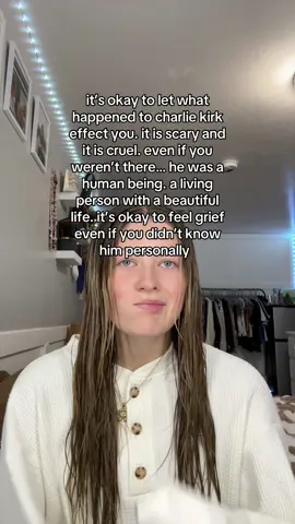 it’s okay to feel sadness right now. #charliekirk 