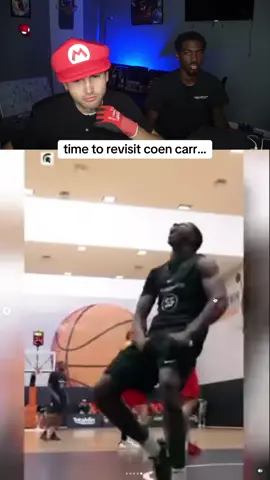 coen carr definitely making deals with the warden 🤣 #basketball #trevwev #hooper 