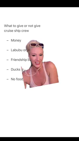 What to give the crew! 🌴🛳️#greenscreen #cruiseship #cruisetips #cruiseshipsecrets #cruise 