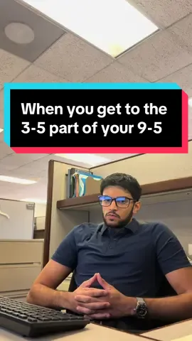 By far the slowest part of the day 😭 #work #office #job #9to5 #corporate 