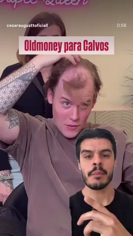 Alô calvos. Você pode ser Oldmoney #CapCut #visagismo #jardinssp #barbearia #calvos 