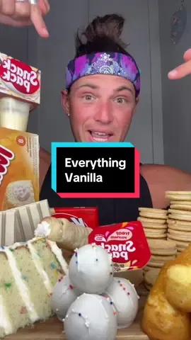 Everything Vanilla 🍨 #dessert #Foodie #mukbang #asmr #fyp @OREO @KITKAT 