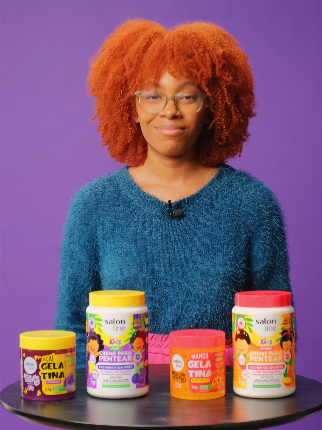 Nutrição, brilho e definição: do creme às gelatinas, tudo para realçar a beleza dos cachinhos kids. 😉 #SalonLine