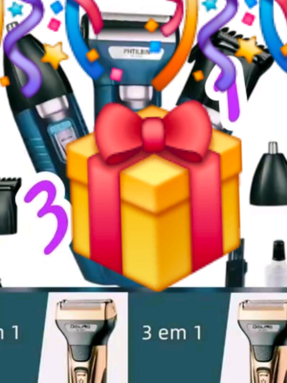 Maquina De Barbear Aparador e Depilador de Pelos Elétrico 3 Em 1 Cabelo Nariz Barba Corpo #dicas #monetizartiktok #viraltiktok #beleza #cabelo  @LEO ClickSaleOfertas @LEO ClickSaleOfertas @LEO ClickSaleOfertas 