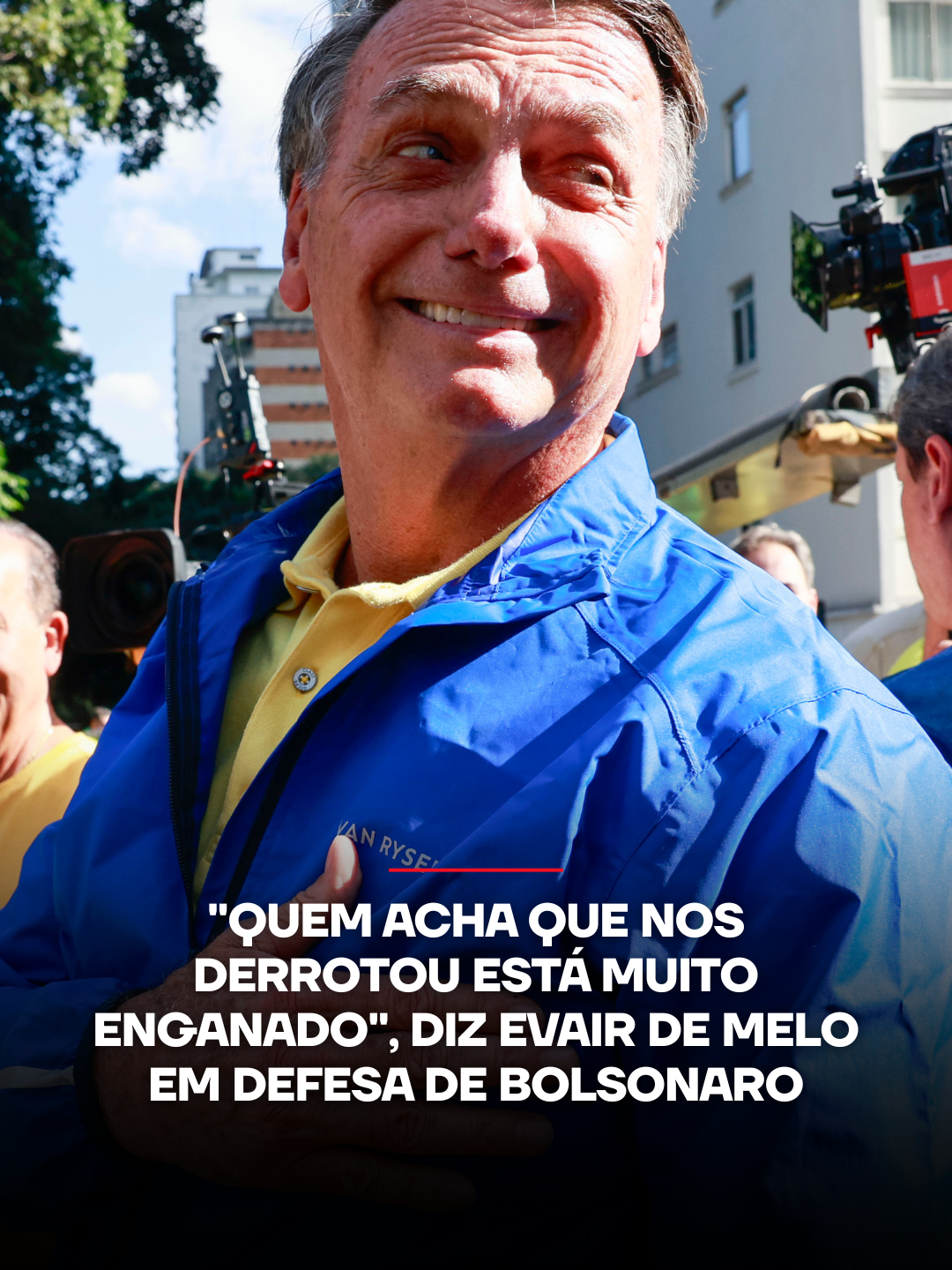 O deputado federal Evair de Melo (PL) se manifestou em frente ao STF após a condenação do ex-presidente Jair Bolsonaro por tentativa de golpe de Estado e abolição do Estado democrático de direito. O parlamentar afirmou que os réus no processo são vítimas de um 