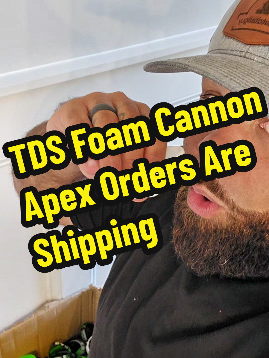 Filling TDS Foam Cannon Apex Orders To everybody getting their orders in all I can say is thank you. To keep this one short, I just hope that whatever you put your mind two that you were able to be in a position one day to realize a dream come true.  #tdsapex #thatdetailshop #thatdtailguy 