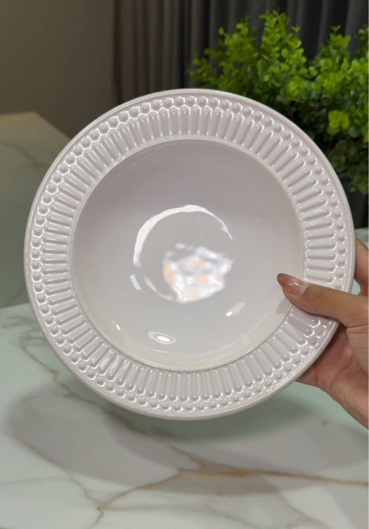 Mais um para o meu enxoval de casa nova 😮‍💨🏠 prato da coleção Roma da Porto Brasil 🤌🏽  Id: AYN-ASG-PWY #casa #comprinhas #shopee #casanova #cozinha 