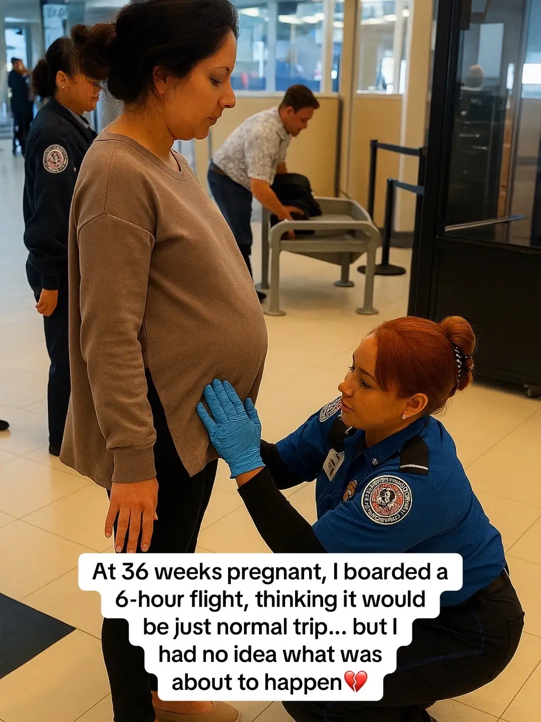Everything felt fine on that flight... until it didn't✈️💔 I never imagined one journey would change my life so drastically. Somewhere high above the clouds, things took a turn I could never have prepared for. Hours later, in the hospital, nothing could have prepared me for my dad's reactiobarded a egnant. when he saw us. I've never seen him it would down like that before - tears of shock, joy, relief all at once. He couldnt believe but I was meeting his grandchild like this. It was a day none I us will forget too soon... I don't think any of us, my Dad included, realized how much it really meant to him to be there when his baby girl had her own baby girl😭 #storytime #emotional #pregnancy #godsplan #reallife