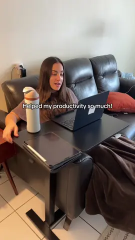 Love using this in bed too!  #bedsidetable #rollingtable #overbedtable #couchtable #drawingtable 