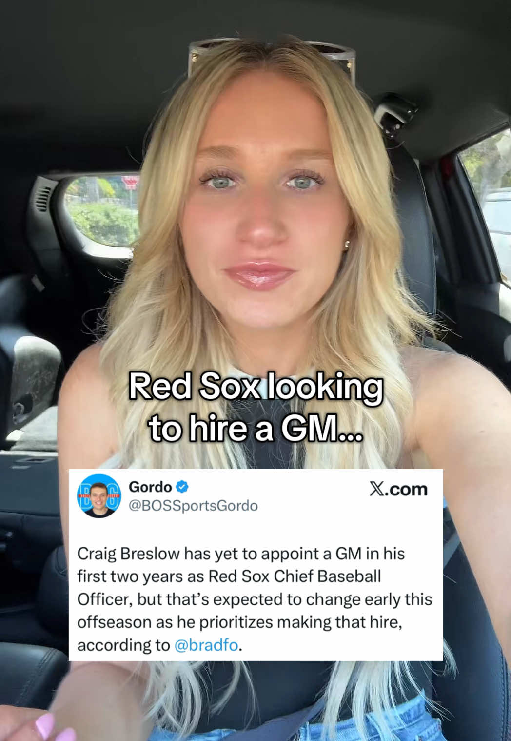 What would it look like for the Red Sox to have a GM along with Craig Breslow?? #redsox #bostonredsox #redsoxnation #MLB #baseball 