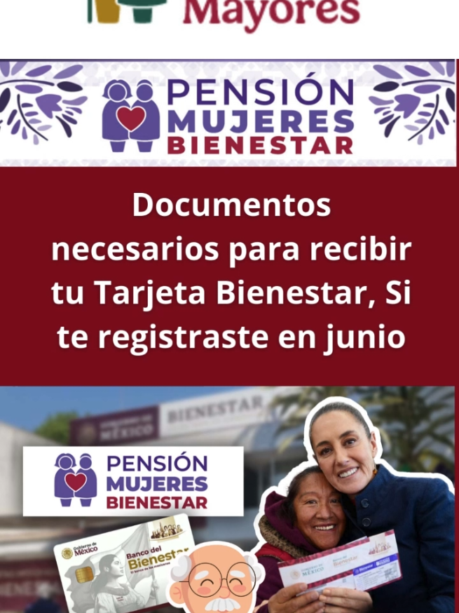 📢⚠️ Documentos necesarios para recibir tu Tarjeta Bienestar ⚠️📢 Atención beneficiarios 🙋‍♂️🙋‍♀️. Si te registraste en junio 2025 a la Pensión Adultos Mayores o a la Pensión Mujeres Bienestar, recuerda que solo tienes 2 días para recoger tu tarjeta 💳. Para poder recibirla, es indispensable presentar los documentos oficiales requeridos 📑. 👉 Entra al link de mi perfil para conocer la lista completa de documentos y los puntos de entrega. 💬 Comenta “Tarjeta de pensión” si necesitas la información detallada. 🔄 Comparte este aviso para que nadie se quede sin su apoyo económico. #Bienestar2025 #TarjetaBienestar #AdultosMayores #MujeresBienestar #Mexicoayudas