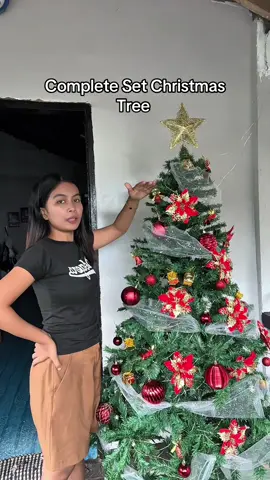 Christmas tree with decoration set #christmastree #christmastreewithfreedecoration #6ftchristmastree 