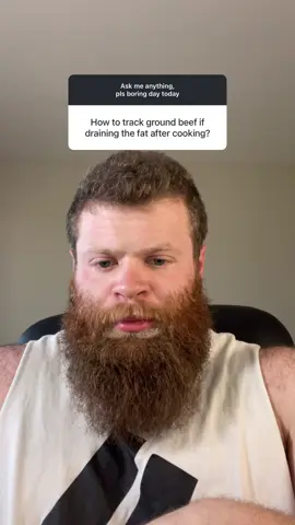 Beef is expensive right now. It’s becoming more common for me to buy fattier cuts of beef and drain the fat off. But how should you track that? #beef #groundbeef #leanbeef 