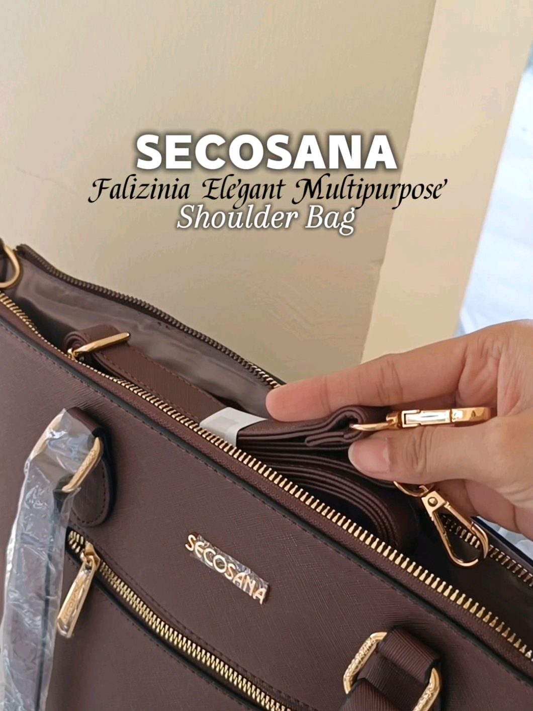 Chic, classy, and affordable—Secosana never disappoints! 💖 #SECOSANA #bag #shoulderbag #womensbag #fyp 