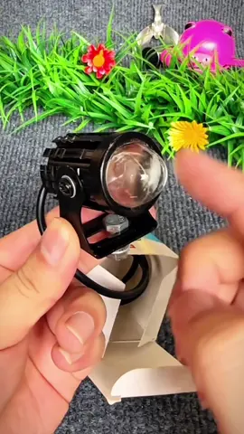 [2PCS (with Switch) ] COD LED Spotlights Car Spotlights Motorcycle Sport Lights Mini Driving Light White+ Yellow (Malaysia Warehouse ) #fyp #malaysia #tiktokshop #goodthing #foryou #life 