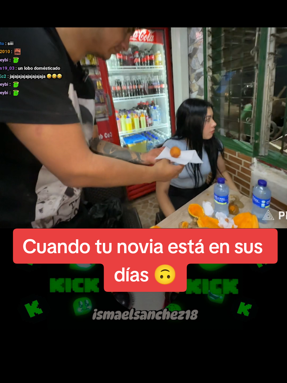 Cuando tu novia está en sus días 🙃 #ismaelsanchez #kick #colombia  #humor #mayosorio 