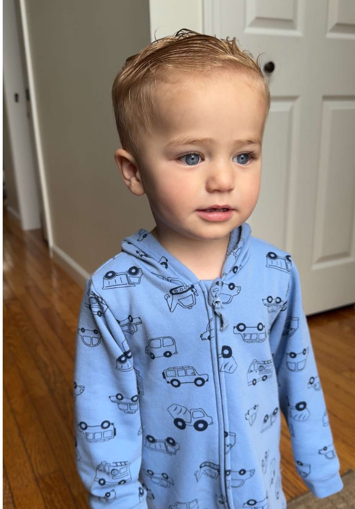 This trend is HARD with a toddler 😂 but my baby ocean eyes 🥹🫶🏻