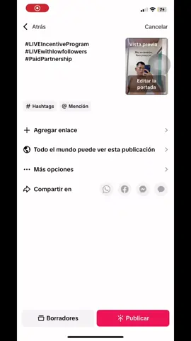 Incentivos ponte pilas 👽😎 #LIVEIncentiveProgram #LIVEwithlowfollowers #PaidPartnership #monetizartiktok🤑 #gana 