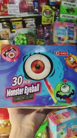 MONSTER Eyeball mga suki 30pcs in a box #clicktheyellowbasket #monstereyeball #monstereyeballlollipop #checkoutnow✨🛒 #pangnegusyo 
