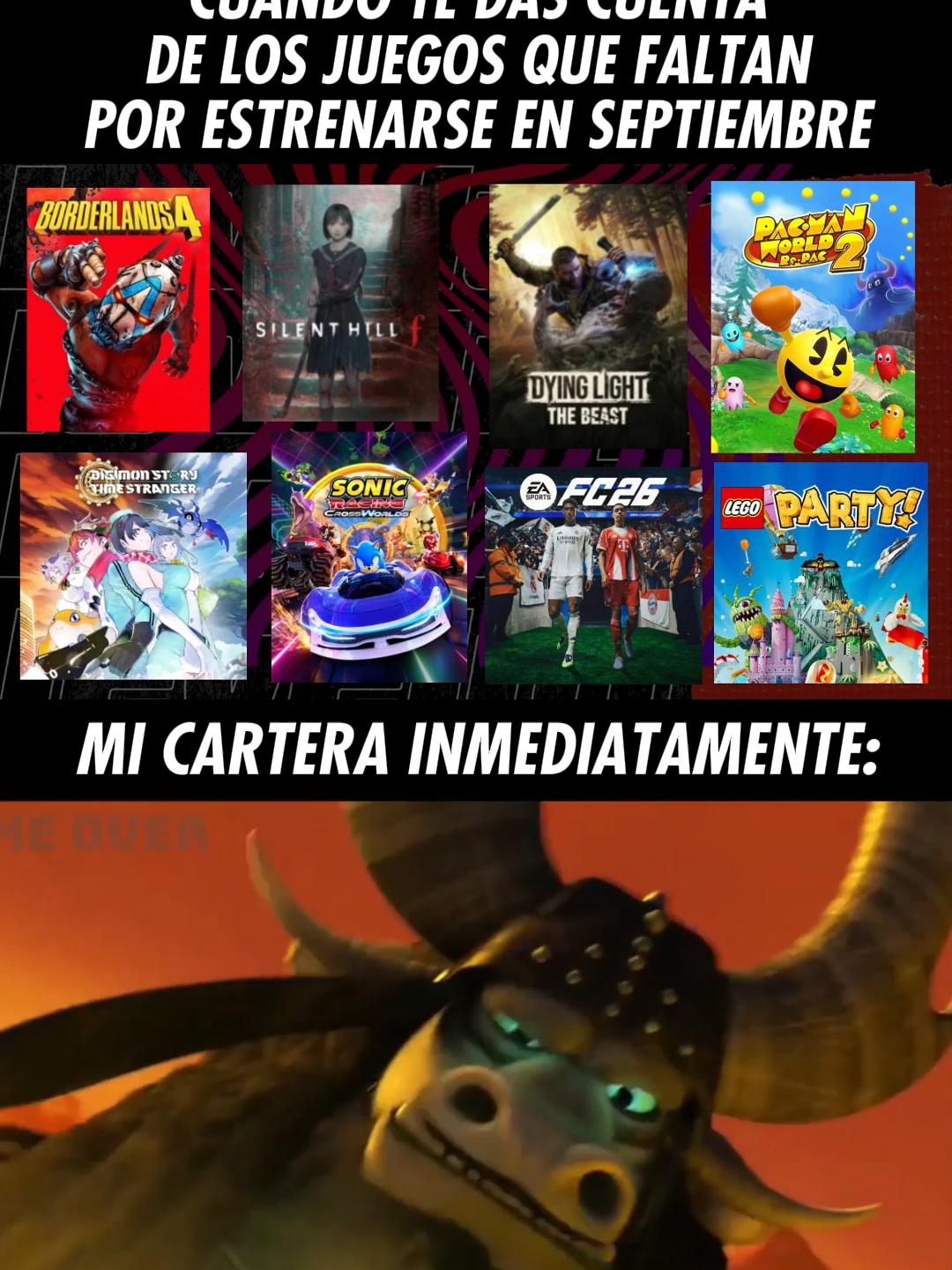 Los videojuegos que aún faltan por estrenarse en septiembre. #videojuegos #estrenos #gamers #borderlands #silenthill #sonic #levelup