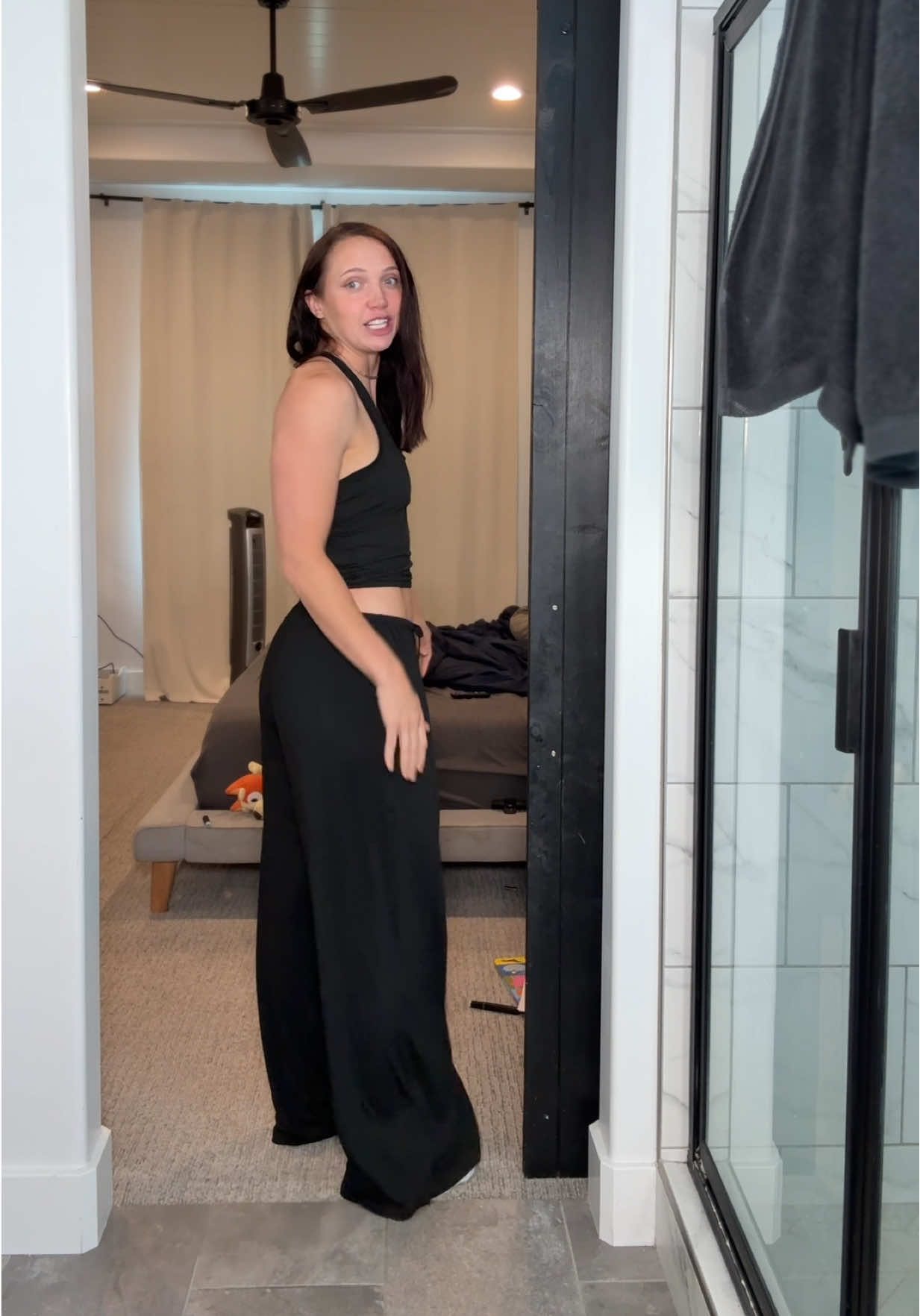 The 2 piece set you need for fall  #2pieceset #loungewear #tallgirlfriendly #comfortableoutfit 