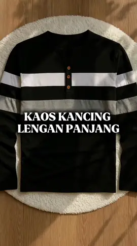KAOS KANCING LENGAN PANJANG KOMBINASI TERBARU/KAOS HUNLEY/KAOS KATUN PRIA WANITA/KAOS DISTRO TERBARU/ KAOS KANCING LENGAN PANJANG#tiktokindo#kaoskancing#rekomendasi#belilokal#fypシ゚ 