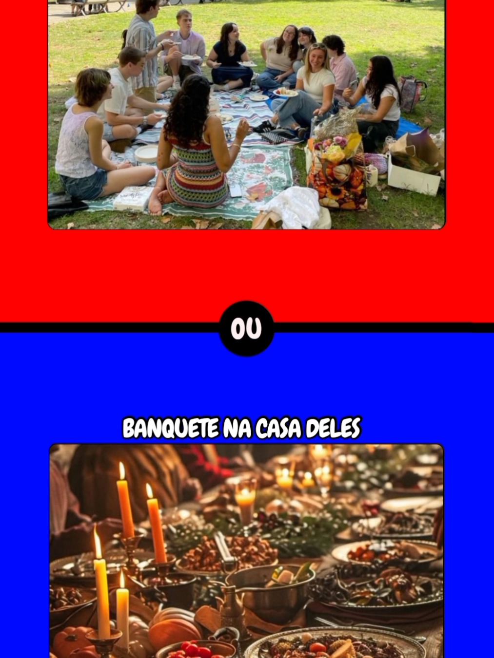 Qual você prefere? 🔴🔵 #quiz #enquete #qualvoceprefere #issoouaquilo #oquevoceprefere 