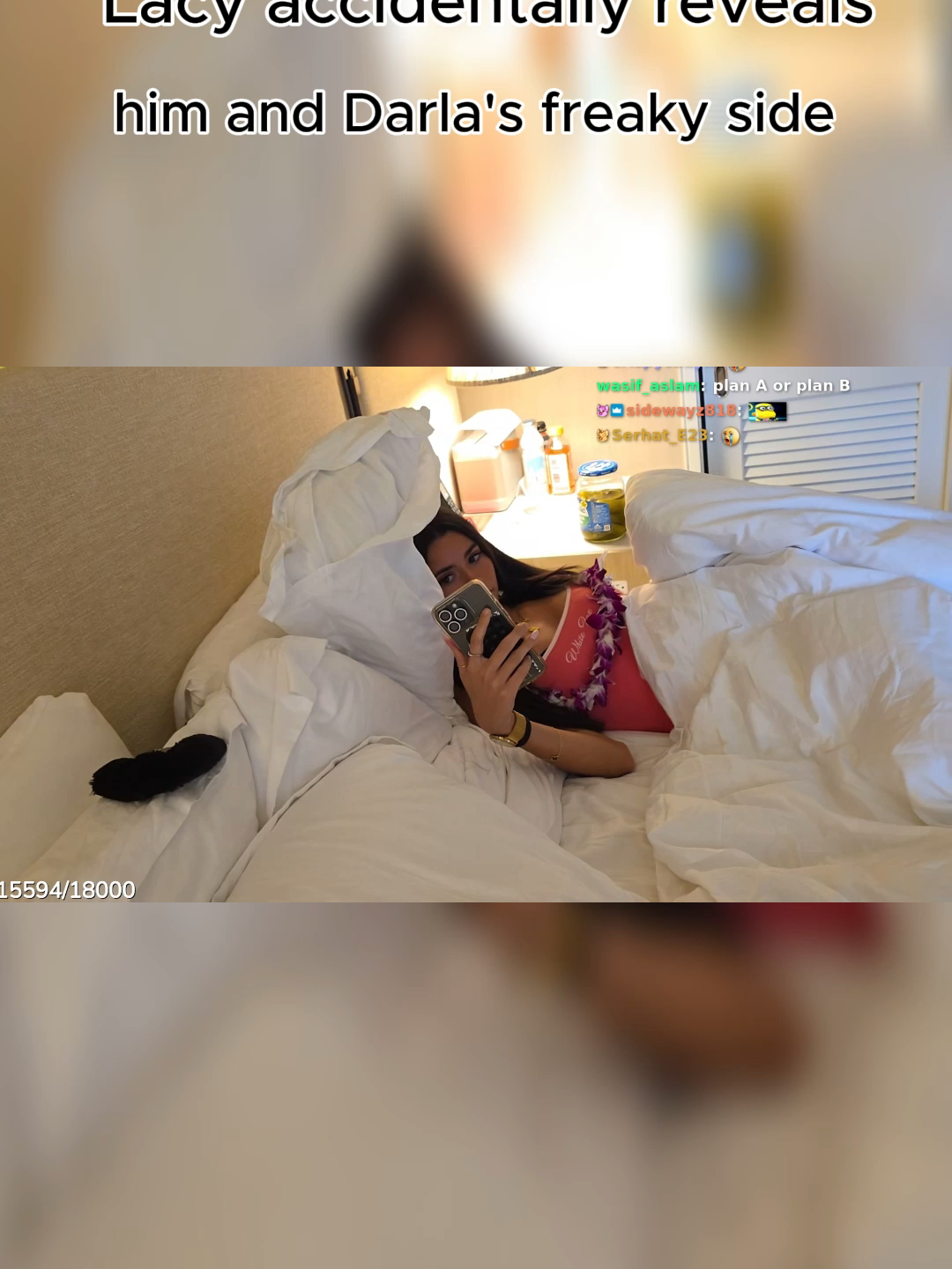 Lacy leaks him and Darla's handcuffs while on vacation in Hawaii #Lacy #Faze #foryoupage #viral #fyp