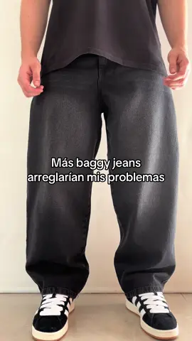 la única solución 🤷‍♂️ #baggyjeans #jeansbaggy #pantalonesanchos #ropaoversize #streetwear 