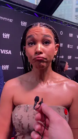 Alexandra Shipp shared what it was like working with legendary actor Brian Cox on the film ‘Glenrothan’ ⭐️ #TIFF #TIFF50