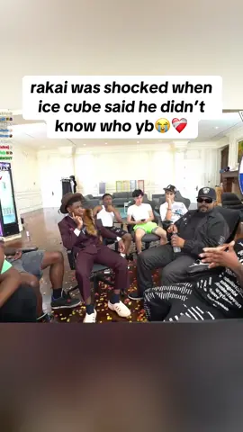 rakai was shocked when ice cube said he didn’t know who yb😭❤️‍🩹#rakai #mafiathon3 #icecube #fyp #viral 