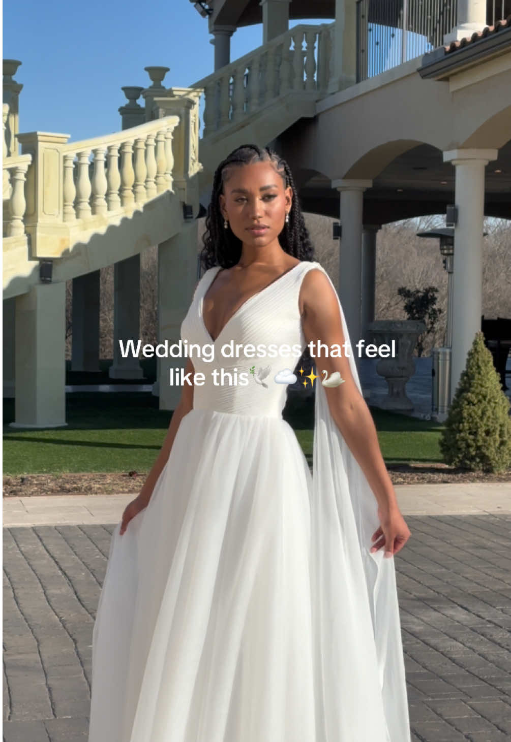 MADELINE — the perfect dress dress for the ethereal bride✨🕊️   Venue @D’Vine Grace Vineyard  HMUA @LipServiceMakeup  #weddingdressinspo #bridesoftiktok #bridalfashion #fyp #customweddingdress 