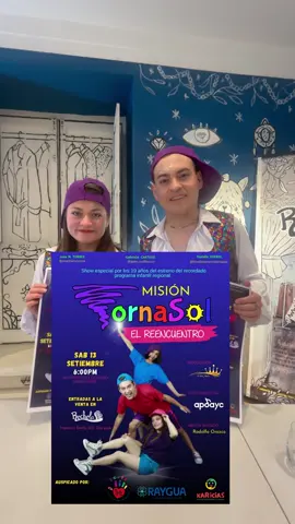 Misión tornasol este sábado 13 a las 6 pm en el auditorio del colegio santa isabel @Jose Manuel Torres @Sammy🍒 @Adriana Barahona #huancayo #infantil #niños #programadetv 