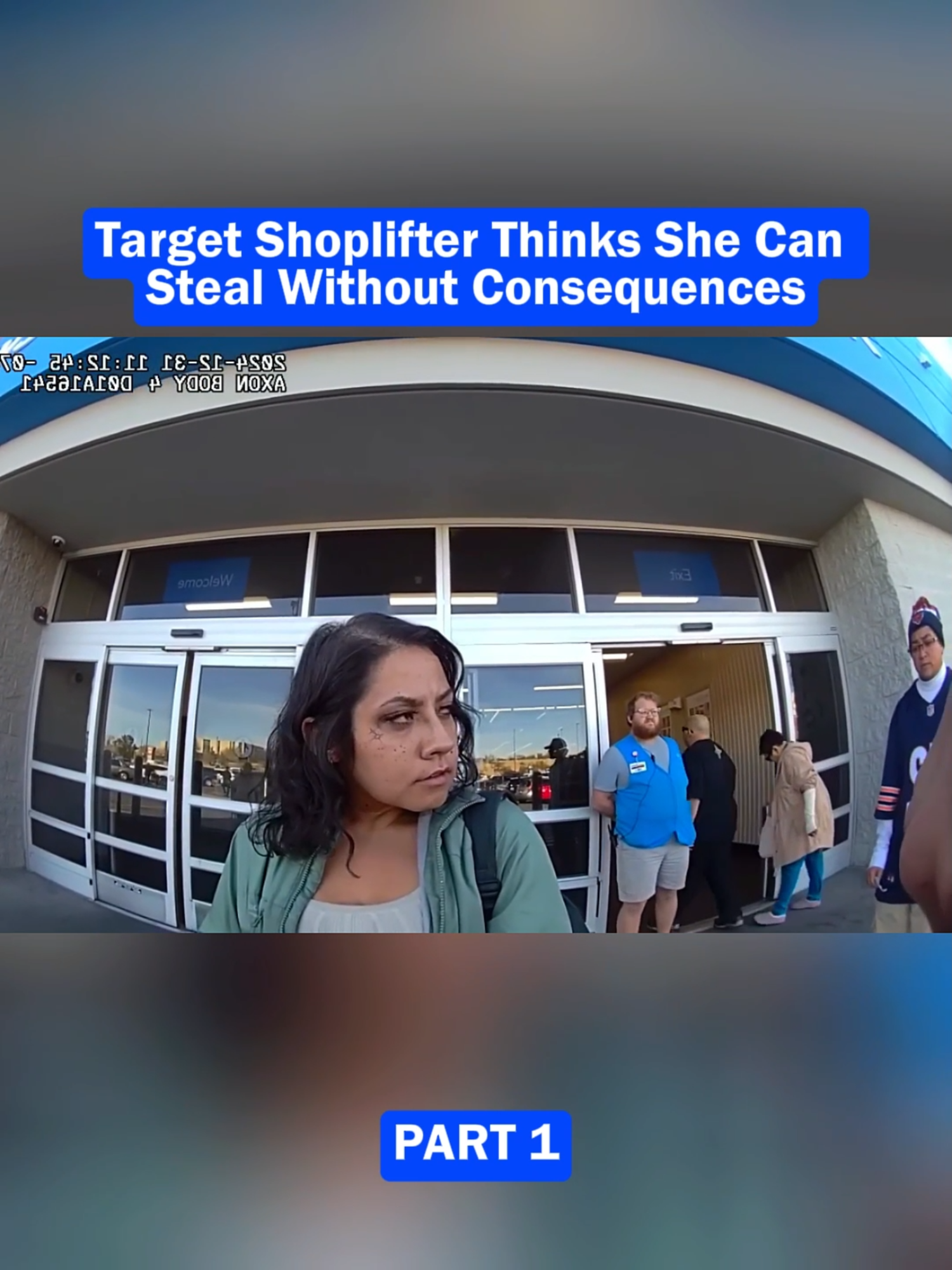 Target Shoplifter Thinks She Can Steal Without Consequences #cops #copsoftiktok #truecrime #POLICE #bodycam