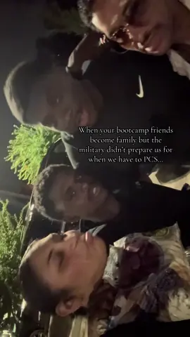I wouldn’t have been able to get through any of this without them 😭 I gained a husband and two brothers in the process 🥹♥️ forever my family ♥️🥺 @noluv._mali @Ejking_ #bootcamp #emotional #militarylife #pcs #family 