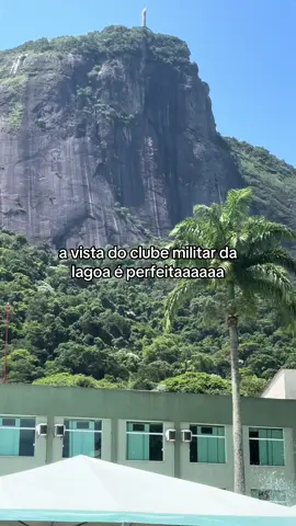 Vista Cristo Redentor, sério, eu não sei fingir costume quando eu vou nesse clube. #militar #esposademilitar #exercitobrasileiro #exercito 
