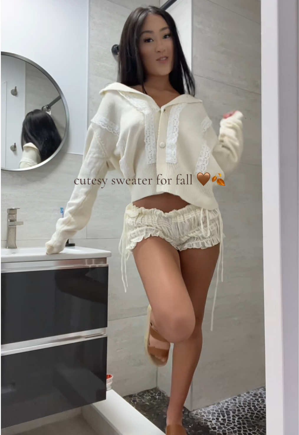 #fallfashion #sweater #cardigan #tiktokshop #outfit 
