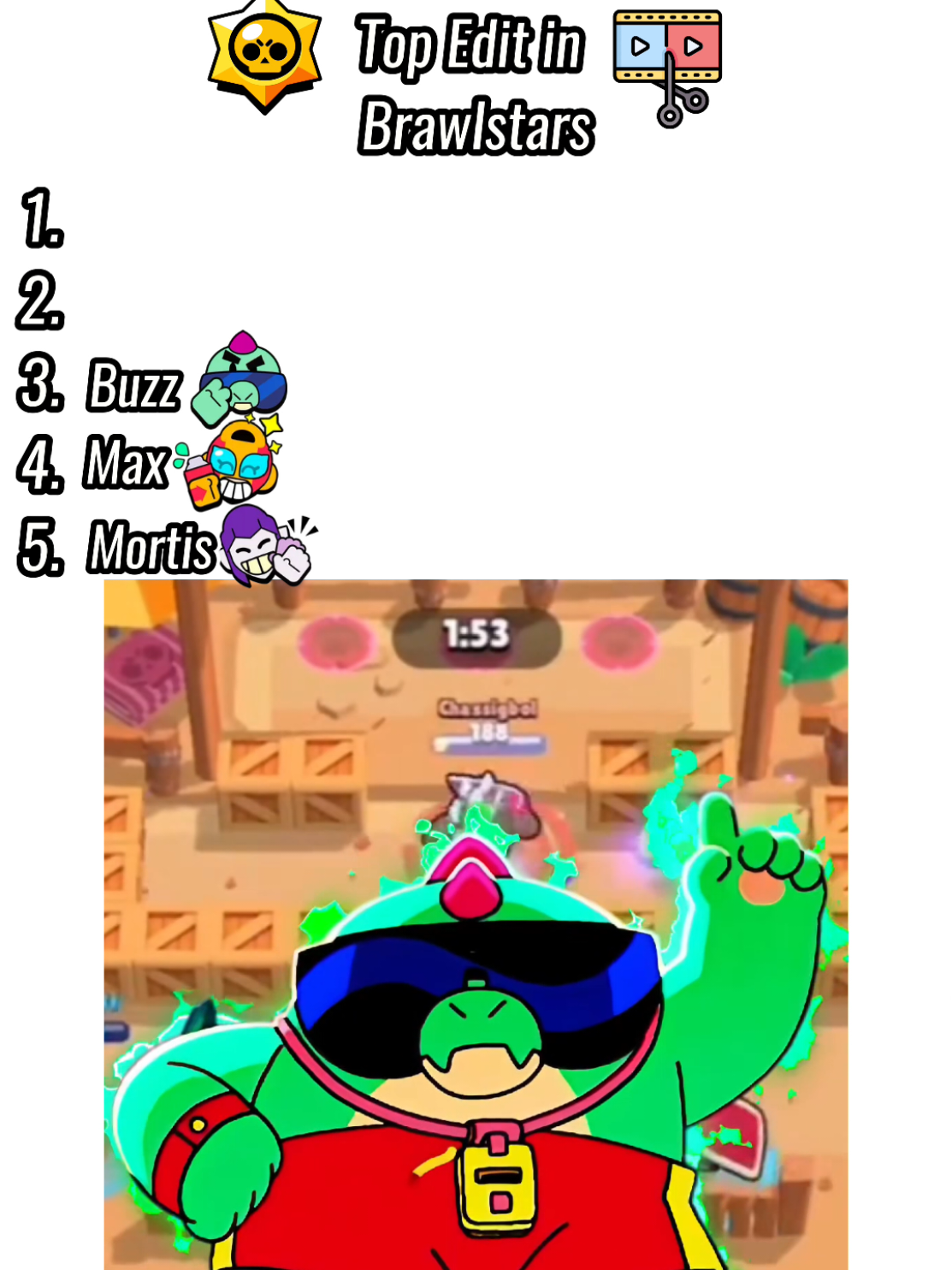 Top 5 melhores Edit de Brawl star  #brawlstars #edit #top #meme #tentenãorir 